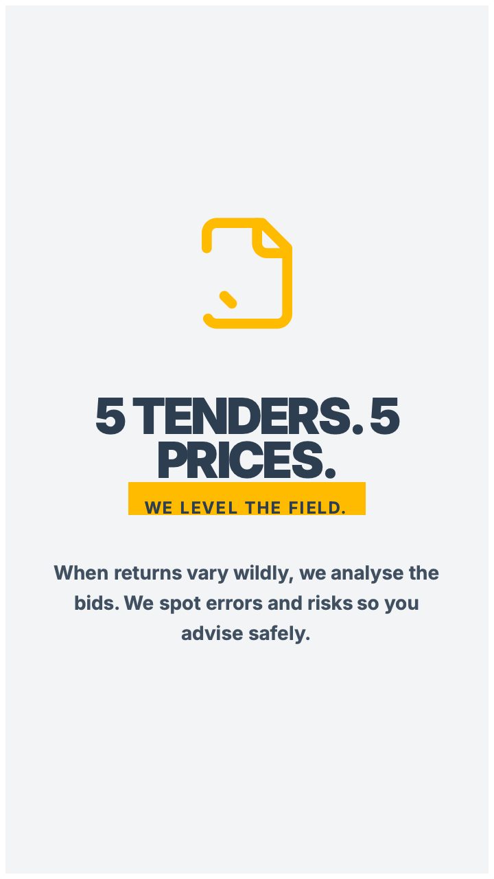 construction estimators