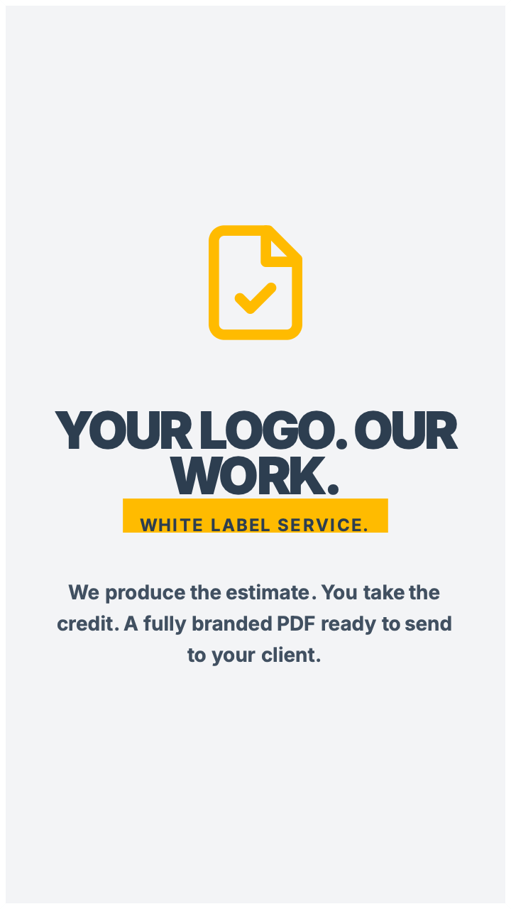 construction estimators