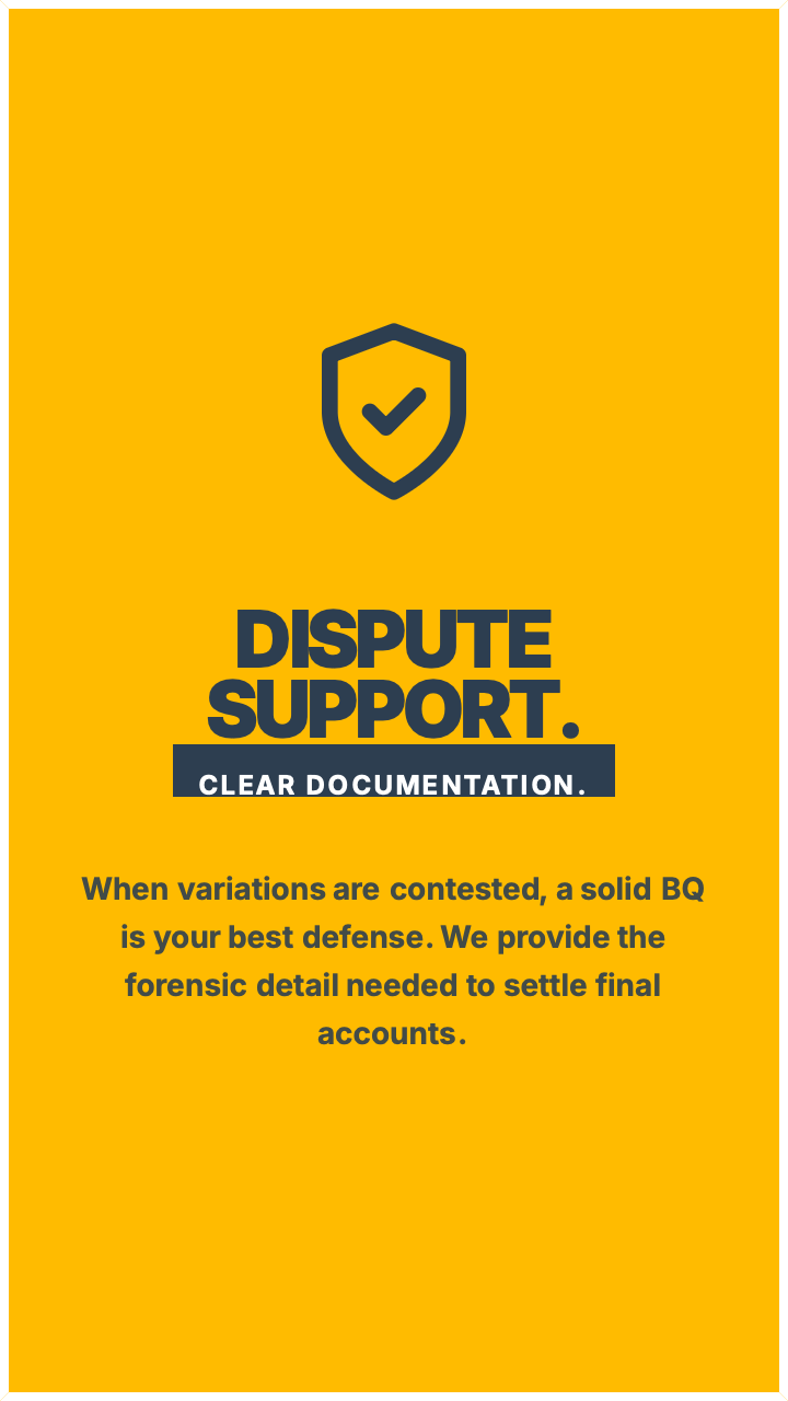 construction estimators