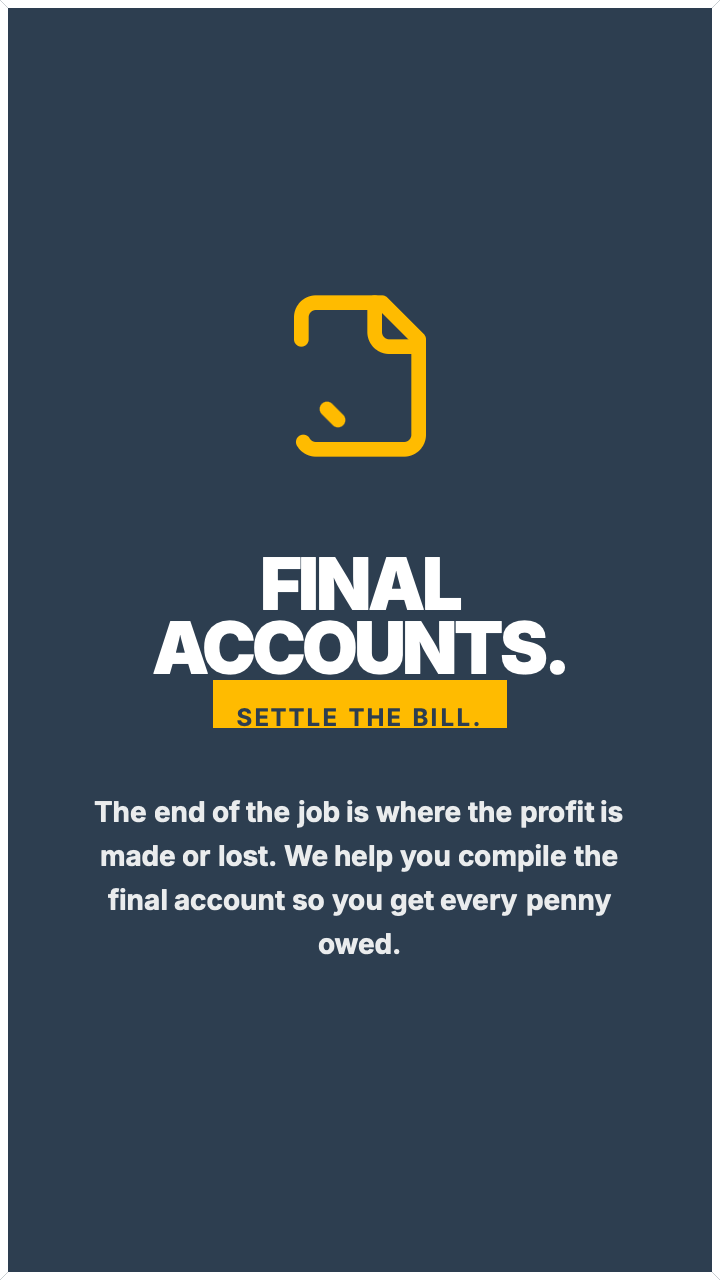 construction estimators