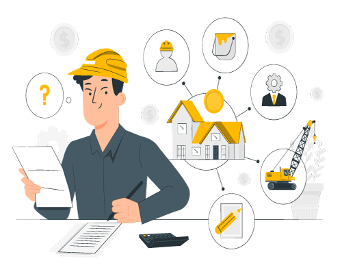 Online building estimators at work